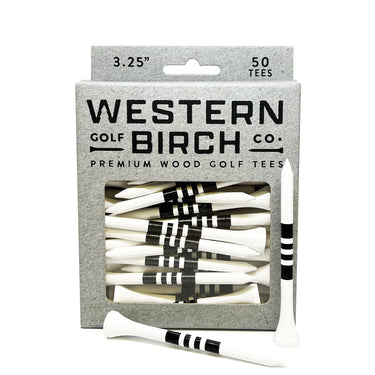 Western Birch Signature Bamboo 3.25" "Challenger" Golf Tees