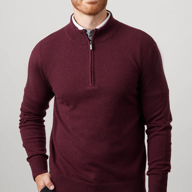 ASHER Sero Cashmere Quarter Zip