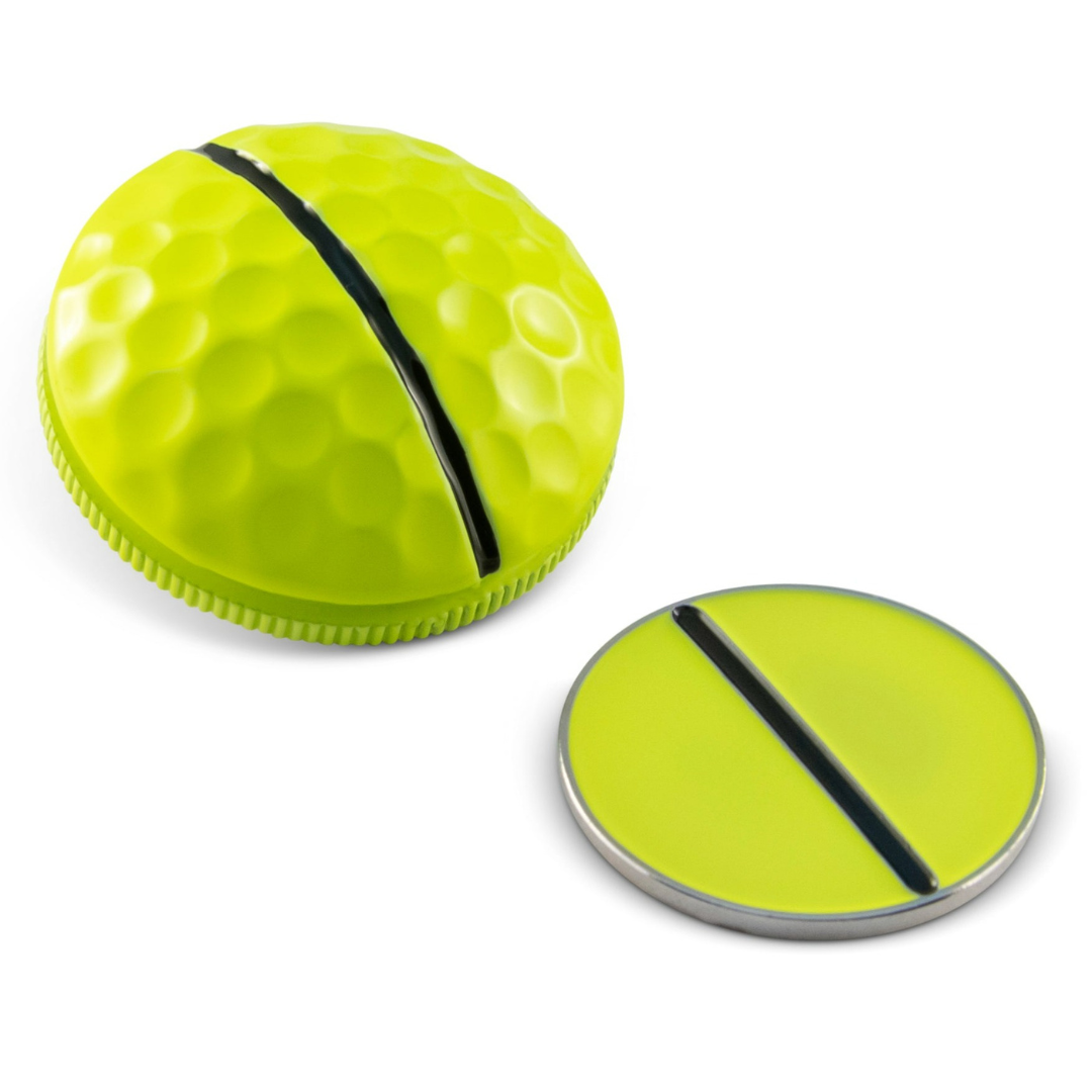 On Point 1 Rail Dimple-Domed + Coin Ball Marker – Fairway Jockey
