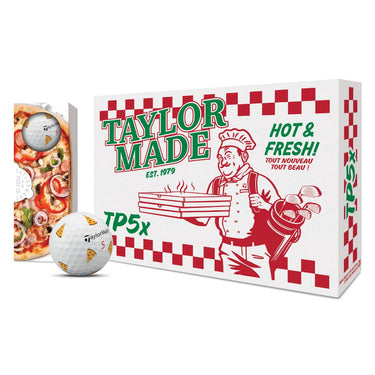 TaylorMade Pizza Party TP5x Pix Golf Balls