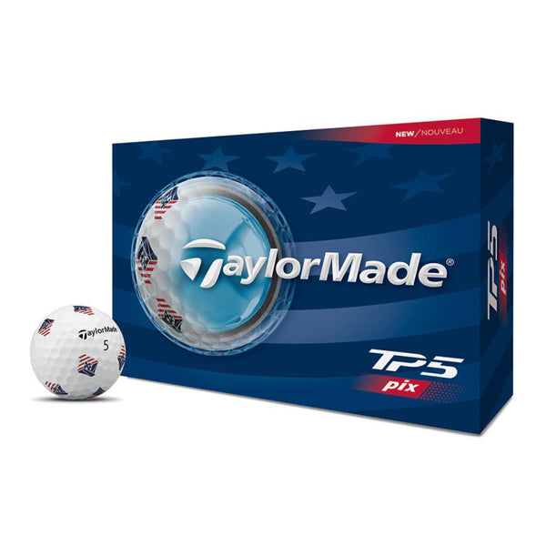 TaylorMade 2026 TP5 Pix USA Golf Balls | Fairway Jockey - Balls