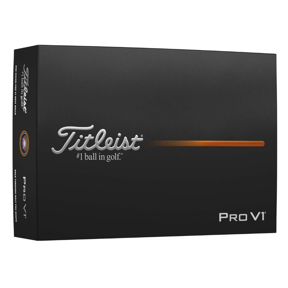 Dozen box of Titleist Pro V1 golf balls