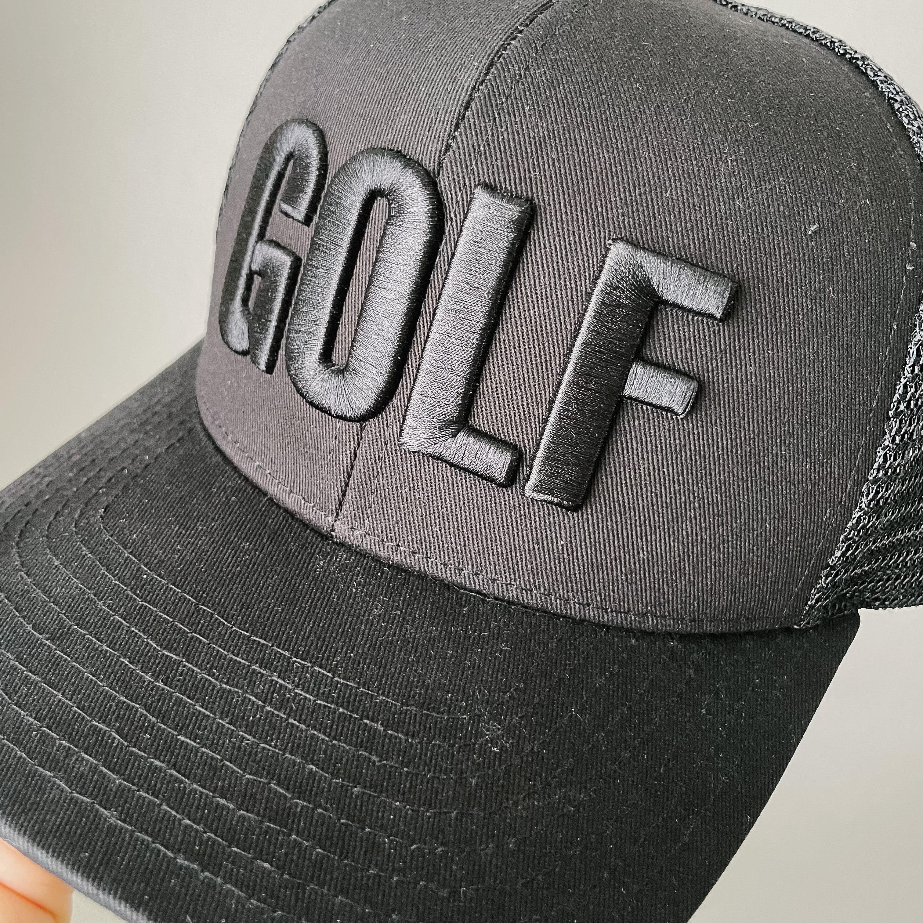 Caddie Uniform Black Golf Hat