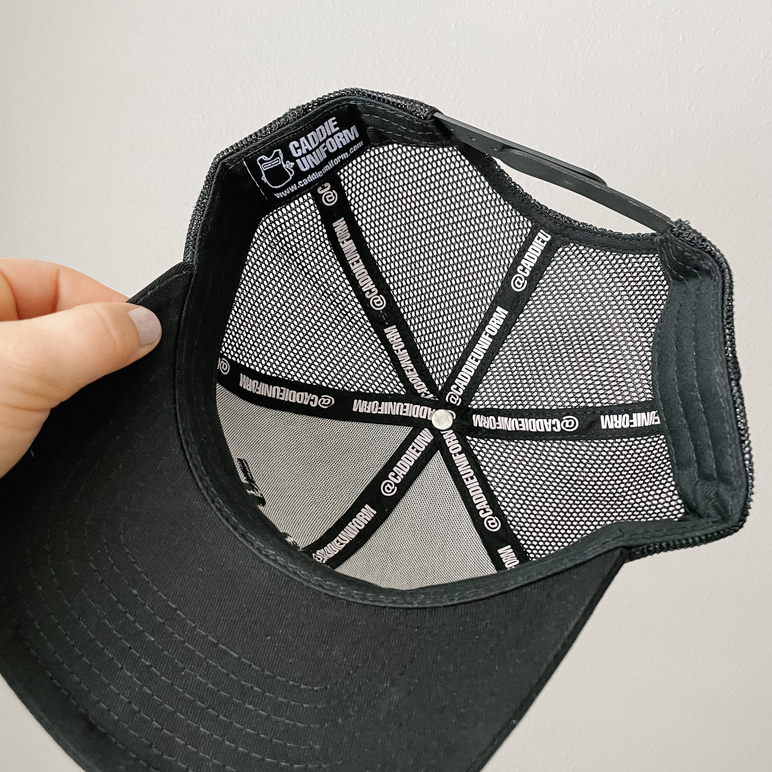 Caddie Uniform Black Golf Hat