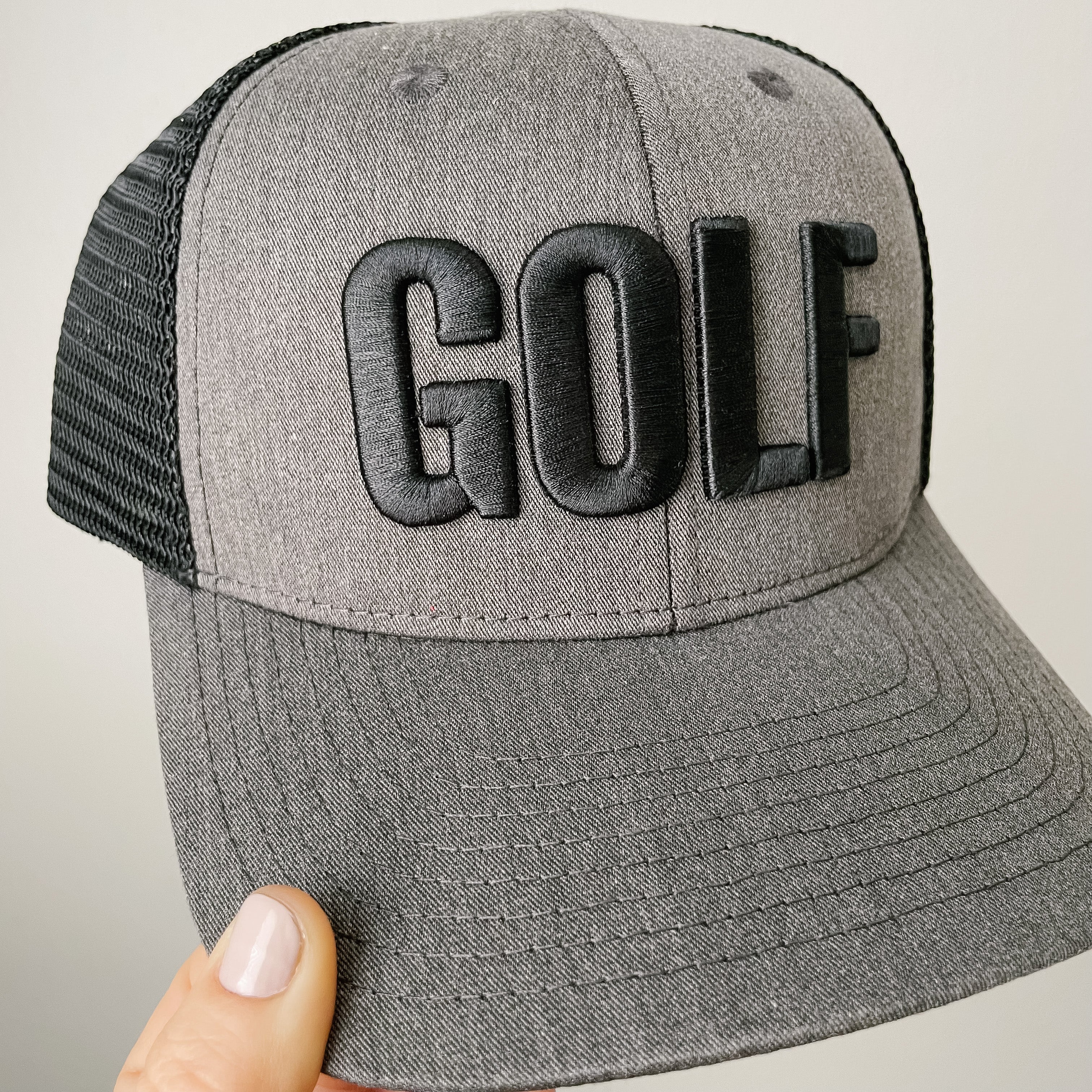 Caddie Uniform Grey Golf Hat