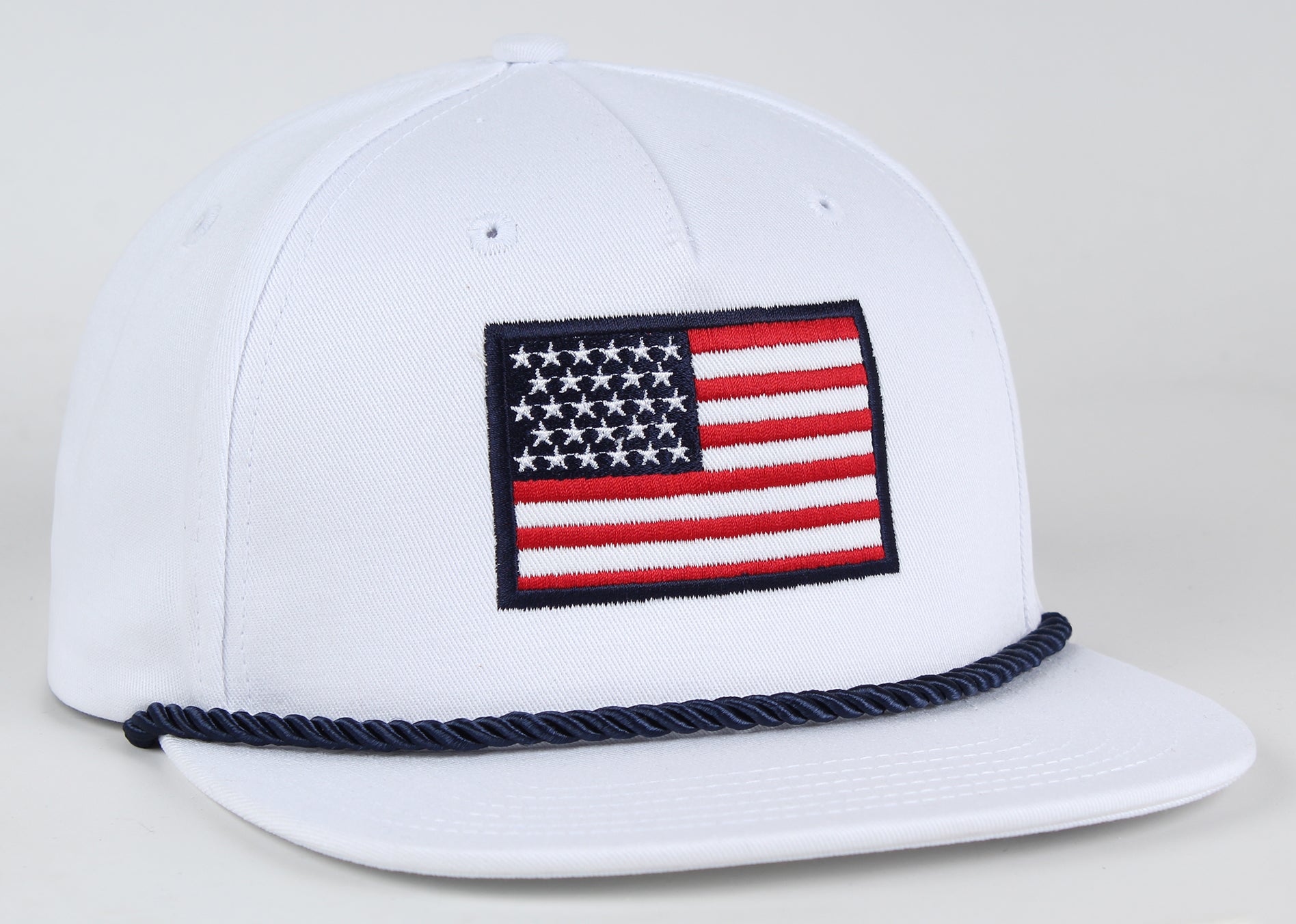American Flag rope hat -