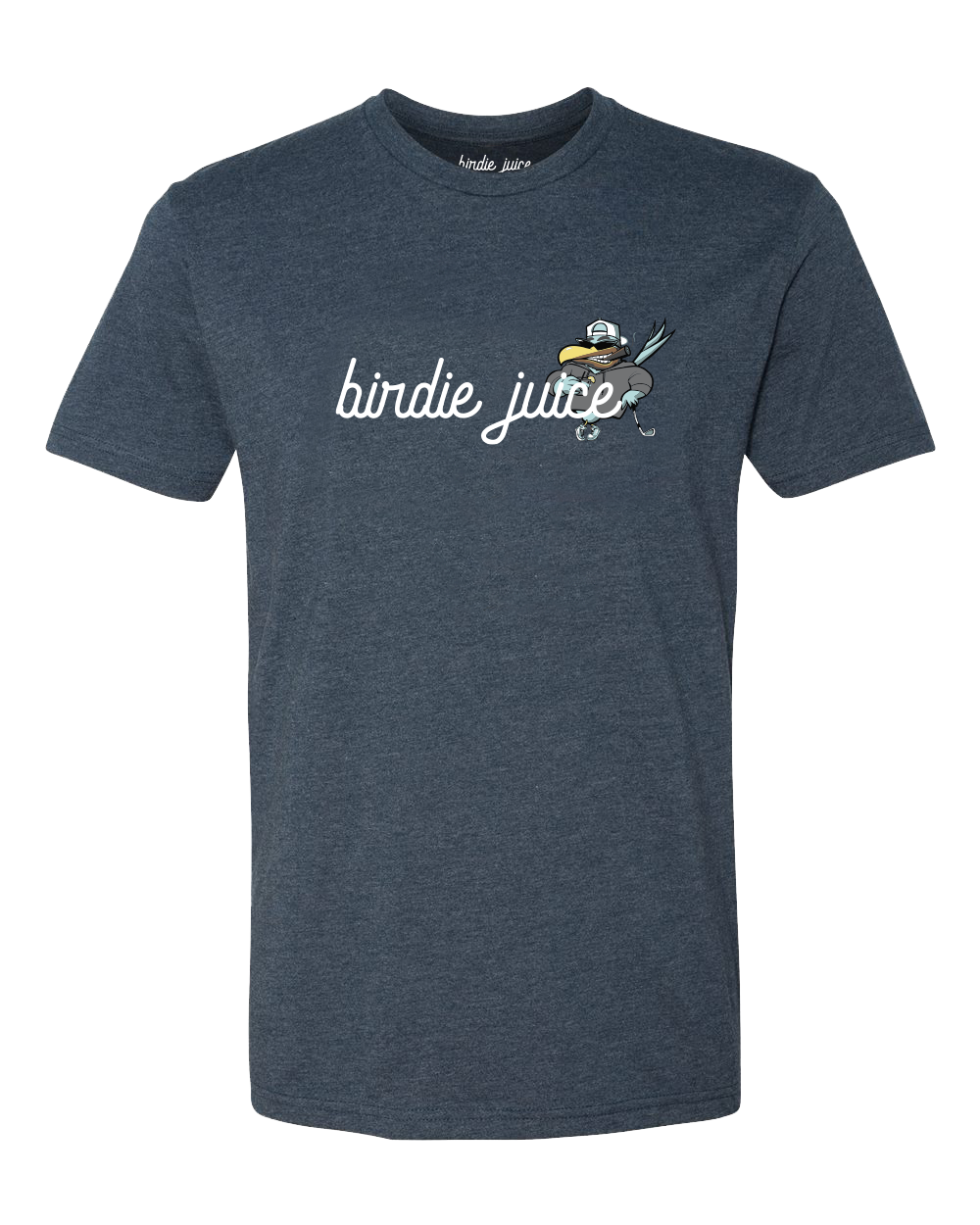 Colt Knost Birdie Juice Script T-Shirt -S / Navy Heather