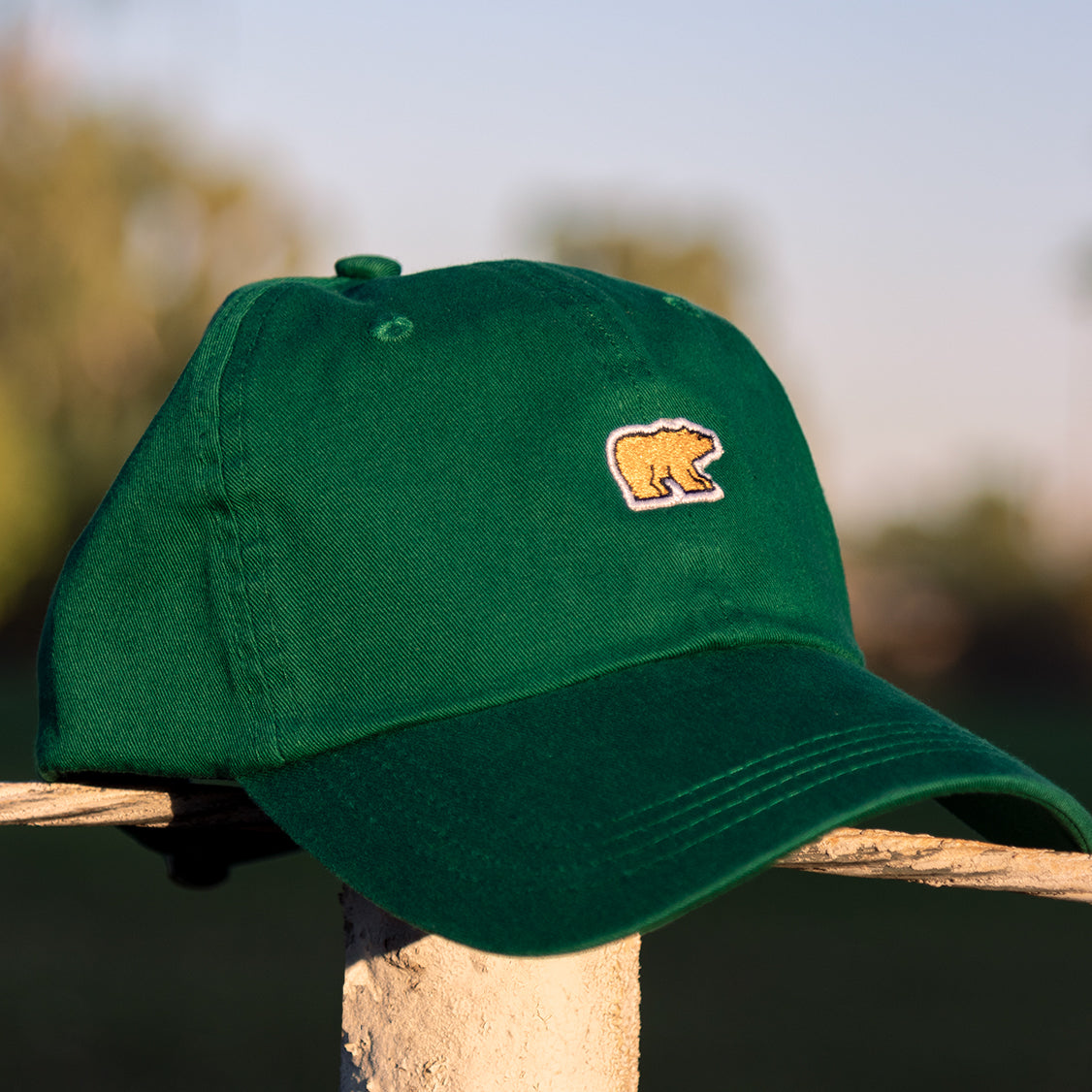 Nicklaus Yellow/Green-Bear Cap: Limited Edition -Green w/ White Outline